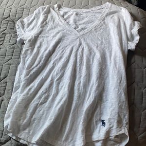 A&F white t shirt